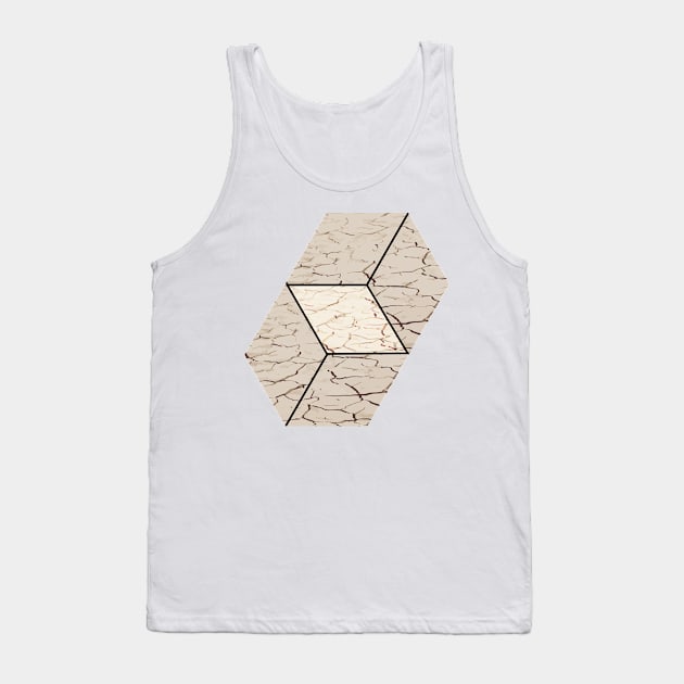 Earth hexagon abstract - Earth sign - The Five Elements Abstract  Symbol Tank Top by thewishdesigns